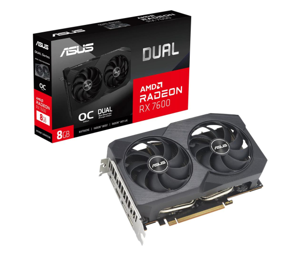 ASUS Radeon RX 7600 Dual OC V2 8GB GDDR6 - 1184180 - zdjęcie